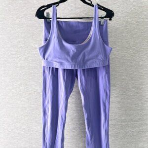 Vouri Legging and Bra, Lavendar